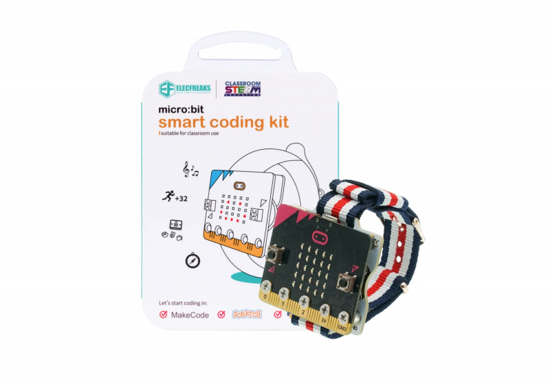 Smart Coding Watch EF08206 sử dụng micro:bit và bo Wear:bit dành cho học lập trình và giáo dục STEM