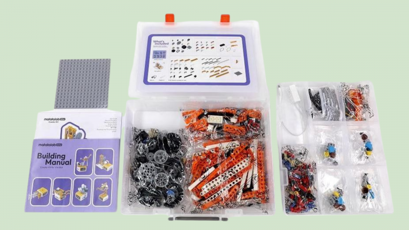 Chi tiết thanh dầm, chốt, trục nhựa ABS của bộ đồ chơi Creator Kit