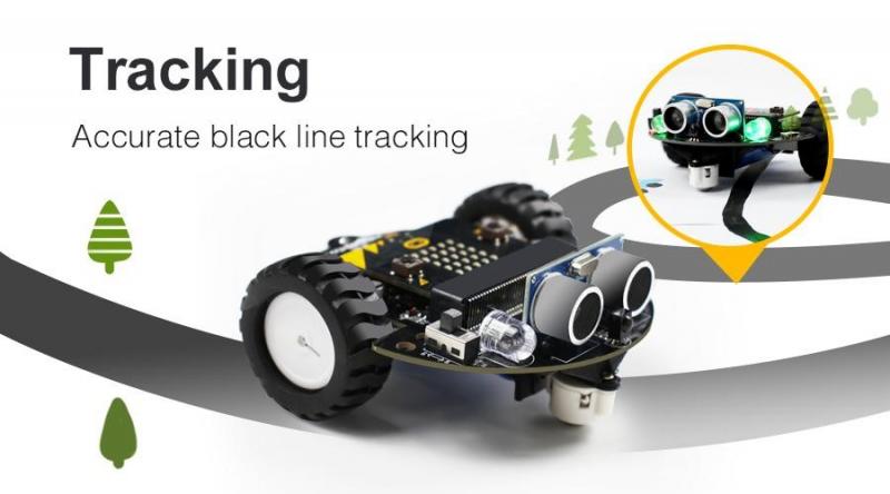 Robot dò line Tiny car bit Micro:bit