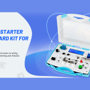 All-in-one Starter Kit for Arduino tích hợp hệ thống học tập STEM toàn diện Bộ kit Arduino tích hợp nhiều module điện tử trên cùng một bảng mạch, giúp người học thực hành lập trình và điều khiển thiết bị mà không cần breadboard hay hàn mạch.