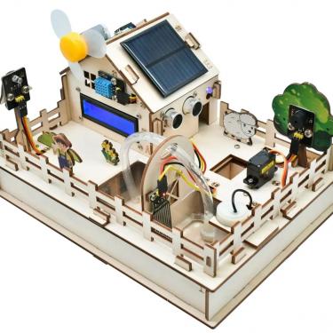  Tổng quan bộ học tập nông trại thông minh IoT tích hợp vi điều khiển ESP32 và hệ thống tự động hóa.
