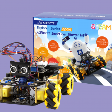 Robot Xe Thông Minh ESP32 là bộ robot lập trình STEM đa năng, giúp học sinh khám phá lập trình, điều khiển robot, cảm biến và công nghệ IoT thông qua thực hành trực quan.