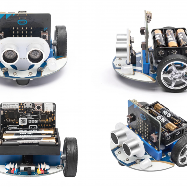 Robot Smart Cutebot EF08209 dành cho micro:bit tích hợp cảm biến siêu âm và dò line