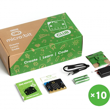 Bộ lớp học micro:bit Club Pack EF08221 gồm 10 bo mạch BBC micro:bit V2 dành cho giáo dục STEM