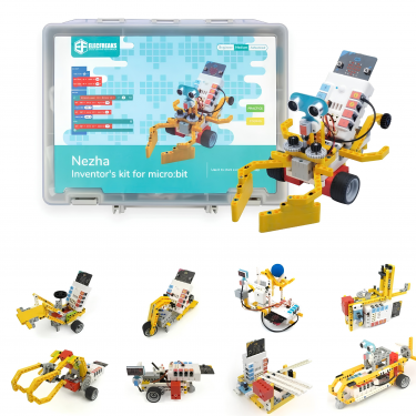 Bộ robot lập trình Nezha 48-in-1 EF08232 dành cho micro:bit với hơn 400 chi tiết STEM