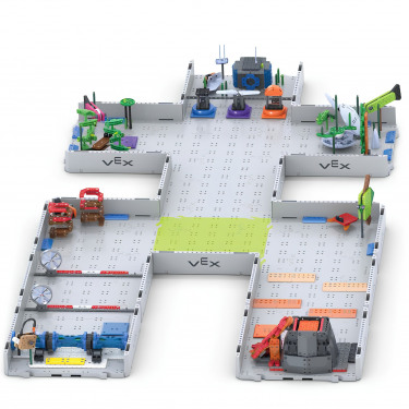 Mô hình sân thi đấu Village Engineering Construction trong bộ VEX GO Competition Field Kit 269-8115
